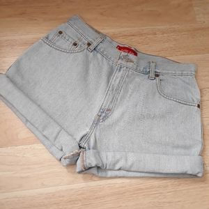 Levi's High Waisted Denim Shorts